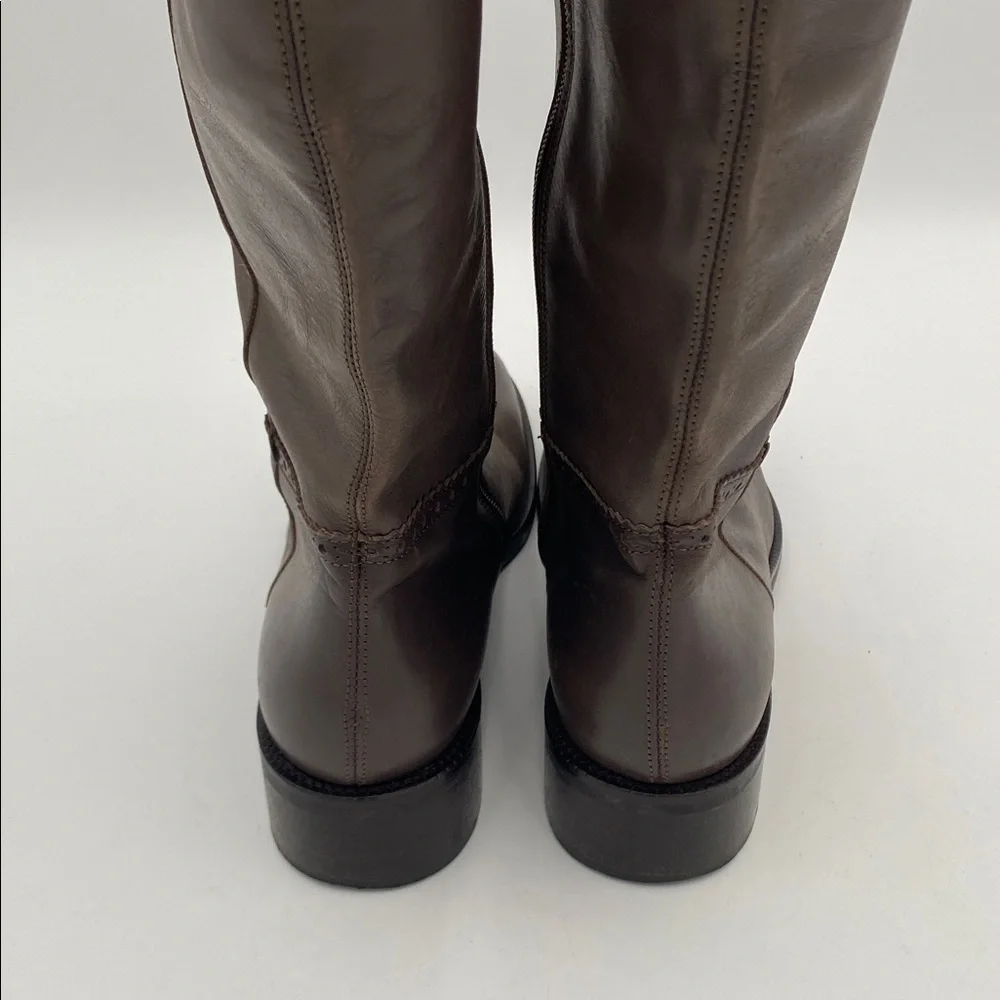 Cordani Brown Over the Knee Boots riding women 8.5 casual retro fall winter lux